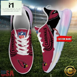 NFL Arizona Cardinals Custom Rainbow Atmospheric Cushion Running Shoes, Women's Sneaker