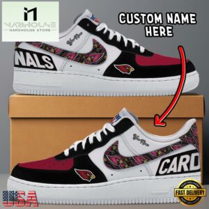 NFL Arizona Cardinals Logo Team Design Custom Air Force 1 Shoes