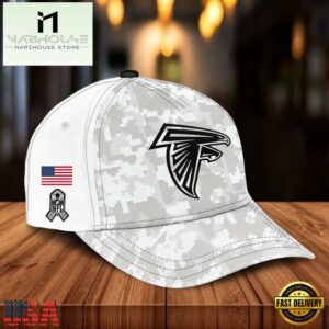 NFL Atlanta Falcons Camo 2024 Salute to Service Baseball Cap