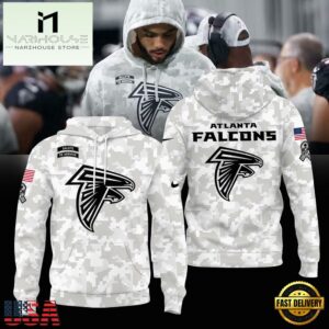 NFL Atlanta Falcons Camo 2024 Salute to Service Hoodie