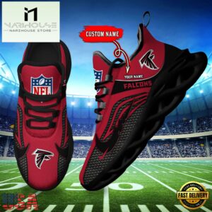 NFL Atlanta Falcons Football Team New Design Max Soul Shoes Sneaker