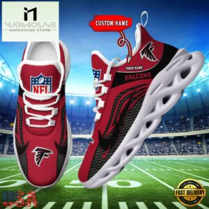 NFL Atlanta Falcons Football Team New Design Max Soul Shoes Sneaker