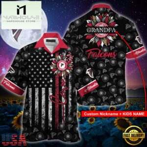 NFL Atlanta Falcons Sunflower For Mother Day Father Day Hawaiian Shirt