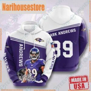 Nfl Baltimore Ravens 3D Graphic Hoodies