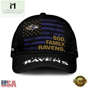 NFL Baltimore Ravens American Flag Classic Cap