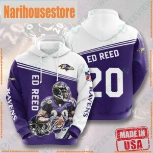 Nfl Baltimore Ravens Ed Reed Cheap Sports Hoodies