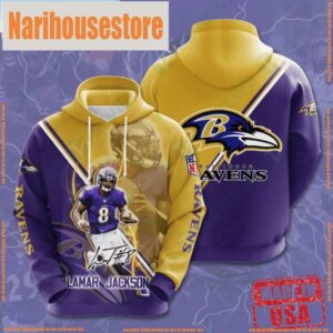 Nfl Baltimore Ravens Lamar Jackson Hoodie And Sport Coat