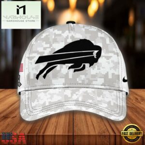 NFL Buffalo Bills Camo 2024 Salute to Service Baseball Cap