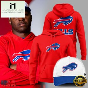 NFL Buffalo Bills Football 2024 Red Hoodie