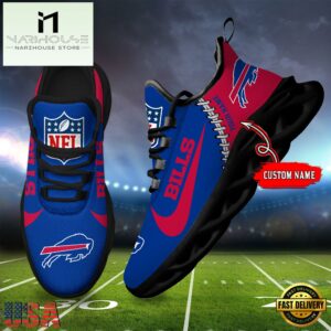 NFL Buffalo Bills Football Team Design Max Soul Shoes, Football New Sneaker Shoes