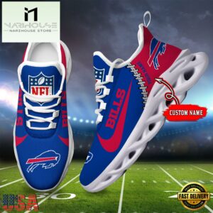 NFL Buffalo Bills Football Team Design Max Soul Shoes, Football New Sneaker Shoes