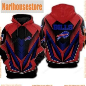 Nfl Buffalo Bills Fullover Hoodie For Fan Newest Design 3D Hoodie