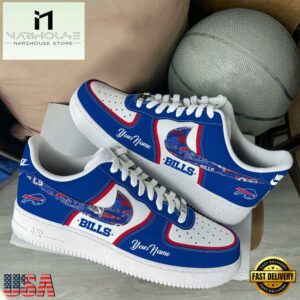 NFL Buffalo Bills Logo Team Limited Edition New Design Custom Air Force 1 Shoes