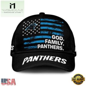NFL Carolina Panthers American Flag Classic Cap