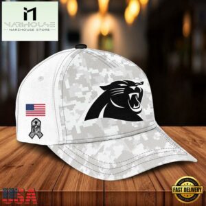 NFL Carolina Panthers Camo 2024 Salute to Service Baseball Cap