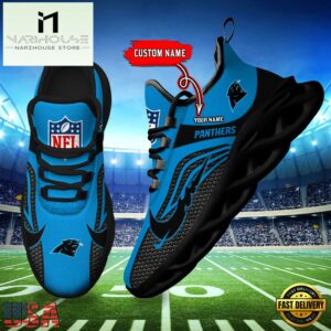NFL Carolina Panthers Football Team New Design Max Soul Shoes Sneaker