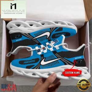 NFL Carolina Panthers Logo Football Team New Design Max Soul Shoes Running Sneakers 5 NFL Carolina Panthers Logo Football Team New Season Max Soul Shoes