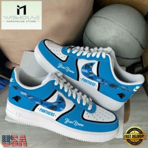 NFL Carolina Panthers Logo Team Limited Edition New Design Custom Air Force 1 Shoes