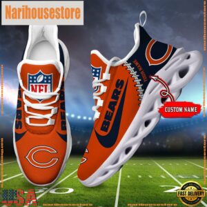 NFL Chicago Bear Custom Name Max Soul Shoes Gift For Fans