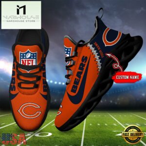 NFL Chicago Bear Football Team Design Max Soul Shoes, Football New Sneaker Shoes