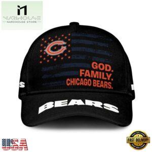 NFL Chicago Bears American Flag Classic Cap