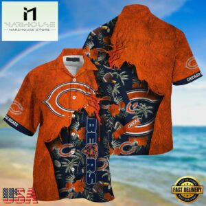 NFL Chicago Bears Football Team Summer God Hawaii Shirt