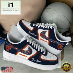 NFL Chicago Bears Logo Team Limited Edition New Design Custom Air Force 1 Shoes