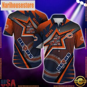 NFL Chicago Bears Special Football Team Star Hawaiian Shirts