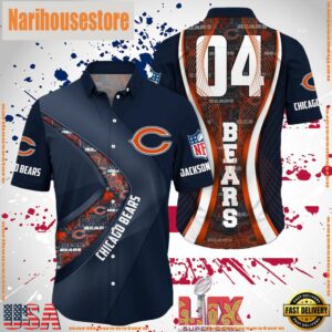 NFL Chicago Bears Super Bowl LIX Fans Custom Hawaiian Shirt