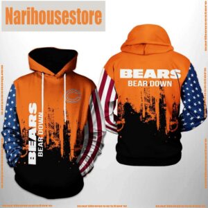 NFL Chicago Bears Team US 3D Printed Hoodie Shirt