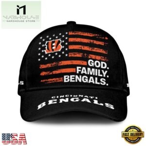 NFL Cincinnati Bengals American Flag Classic Cap