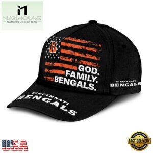 NFL Cincinnati Bengals American Flag Classic Cap