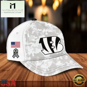NFL Cincinnati Bengals Camo 2024 Salute to Service Baseball Cap