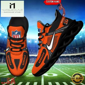 NFL Cincinnati Bengals Logo Football Team New Season Max Soul Shoes