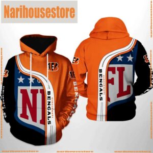 NFL Cincinnati Bengals Team 3D Printed Hoodie Shirt