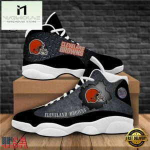 NFL Cleveland Browns Air Jordan 13 Shoes - Gift For Fans