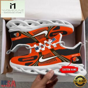 NFL Cleveland Browns Logo Football Team New Season Max Soul Shoes