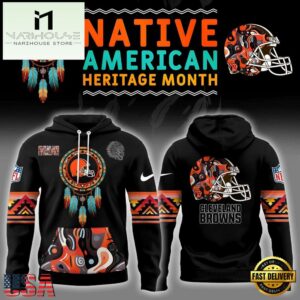 NFL Cleveland Browns Native American Heritage Month Hoodie