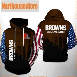 NFL Cleveland Browns Team US 3D Printed Hoodie Shirt