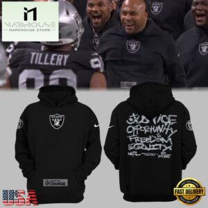NFL Coach Antonio Pierce Las Vegas Raiders Nation Hoodie