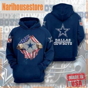 NFL Dallas Cowboys American Ripped Hoodie Shirt