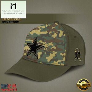 NFL Dallas Cowboys Arctic Camo 2024 Salute to Service Baseball Cap