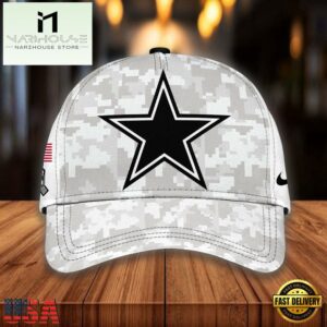 NFL Dallas Cowboys Camo 2024 Salute to Service Baseball Cap