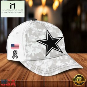 NFL Dallas Cowboys Camo 2024 Salute to Service Baseball Cap