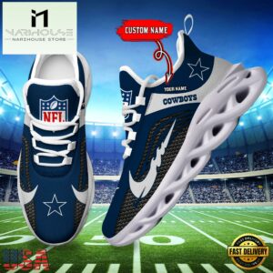 NFL Dallas Cowboys Football Team New Design Max Soul Shoes Sneaker
