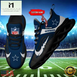 NFL Dallas Cowboys Football Team New Design Max Soul Shoes Sneaker