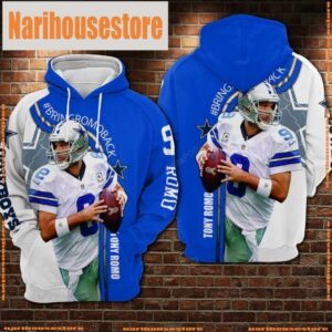 NFL Dallas Cowboys Football Tony Romo 3D Hoodie Shirt