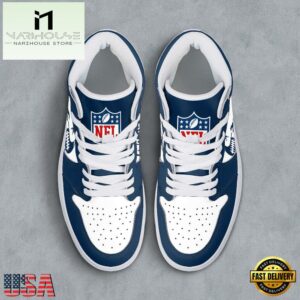 NFL Dallas Cowboys Grunge Style Custom Air Jordan 1 Shoes