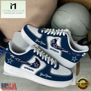 NFL Dallas Cowboys Logo Team Limited Edition New Design Custom Air Force 1 Shoes