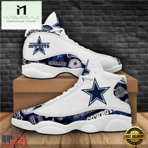 NFL Dallas Cowboys Sport Team Air Jordan 13 Shoes - Gift For Fans